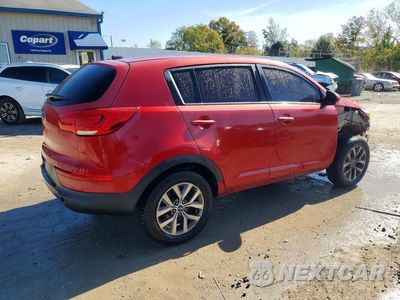 Trzecie zdjęcie samochodu z tyłu: 2014 KIA SPORTAGE LX VIN:KNDPBCAC1E7606036 - miniatura