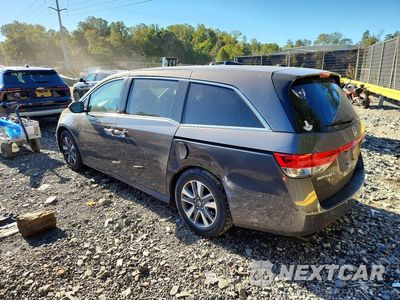 Drugie zdjęcie samochodu z przodu: 2015 HONDA ODYSSEY TOURING VIN:5FNRL5H99FB115446 - miniatura