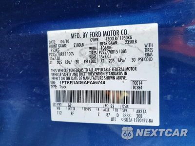 Zdjęcie 12 z 12 samochodu: 2010 FORD RANGER VIN:1FTKR1AD6APA56748 - miniatura