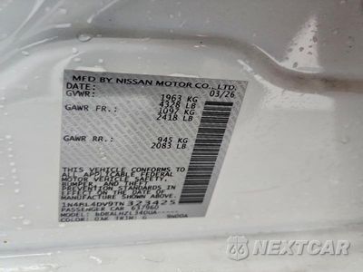 Zdjęcie 12 z 12 samochodu: 2026 NISSAN ALTIMA SV VIN:1N4BL4DV9TN323425 - miniatura