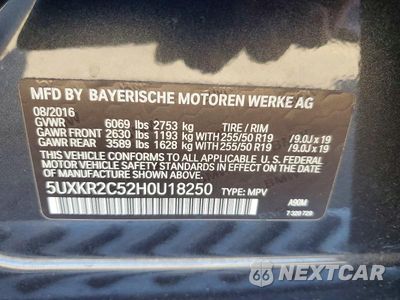 Zdjęcie 14 z 14 samochodu: 2017 BMW X5 SDRIVE35I VIN:5UXKR2C52H0U18250 - miniatura