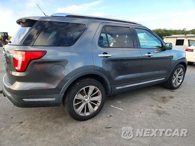 Trzecie zdjęcie samochodu z tyłu: 2018 FORD EXPLORER LIMITED VIN:1FM5K7F82JGA82436 - miniatura