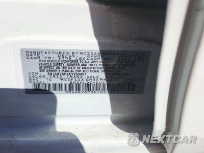 Zdjęcie 13 z 13 samochodu: 2014 NISSAN SENTRA SV VIN:3N1AB7AP4EY254457 - miniatura