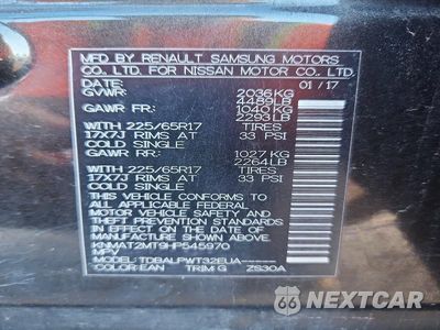 Zdjęcie 12 z 12 samochodu: 2017 NISSAN ROGUE S VIN:KNMAT2MT9HP545970 - miniatura