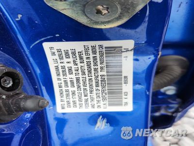 Zdjęcie 13 z 13 samochodu: 2019 HONDA CIVIC LX VIN:19XFC2F61KE038419 - miniatura
