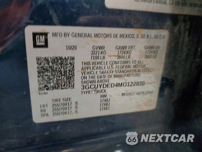 Zdjęcie 12 z 12 samochodu: 2021 CHEVROLET SILVERADO K1500 LT VIN:3GCUYDED4MG122830 - miniatura