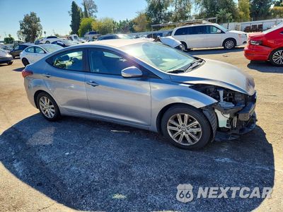 Czwarte zdjęcie samochodu z boku: 2014 HYUNDAI ELANTRA SE VIN:KMHDH4AE7EU153675 - miniatura