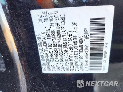 Zdjęcie 13 z 13 samochodu: 2023 HONDA ODYSSEY EXL VIN:5FNRL6H65PB006642 - miniatura