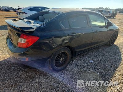Trzecie zdjęcie samochodu z tyłu: 2012 HONDA CIVIC EX VIN:19XFB2F89CE101854 - miniatura