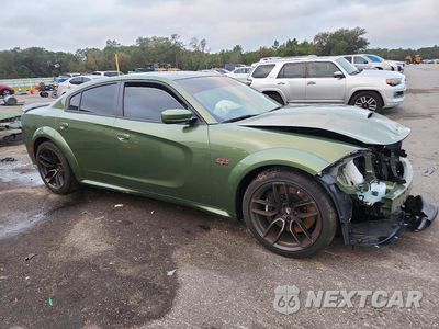 Czwarte zdjęcie samochodu z boku: 2022 DODGE CHARGER SCAT PACK VIN:2C3CDXGJ0NH173114 - miniatura