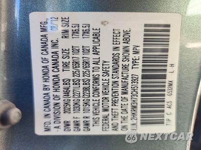 Zdjęcie 14 z 14 samochodu: 2012 HONDA CR-V EXL VIN:2HKRM3H73CH513927 - miniatura