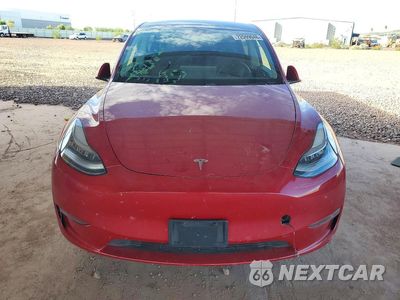 Piąte zdjęcie samochodu w środku: 2021 TESLA MODEL Y VIN:5YJYGDEE4MF062096 - miniatura