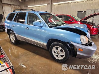 Czwarte zdjęcie samochodu z boku: 2003 HYUNDAI SANTA FE GLS VIN:KM8SC13E63U529989 - miniatura