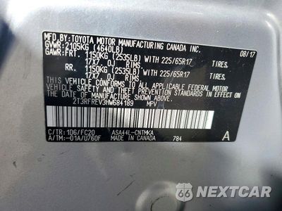Zdjęcie 13 z 13 samochodu: 2017 TOYOTA RAV4 XLE VIN:2T3RFREV3HW684189 - miniatura