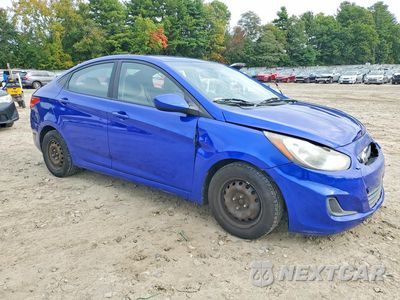 Czwarte zdjęcie samochodu z boku: 2014 HYUNDAI ACCENT GLS VIN:KMHCT4AE2EU714620 - miniatura