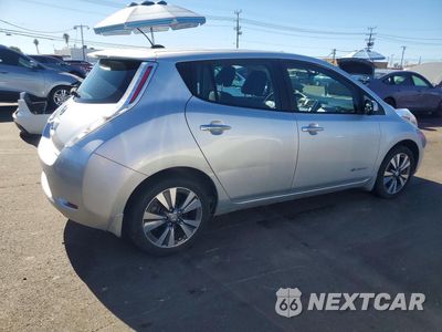 Trzecie zdjęcie samochodu z tyłu: 2015 NISSAN LEAF SV VIN:1N4AZ0CP3FC313611 - miniatura