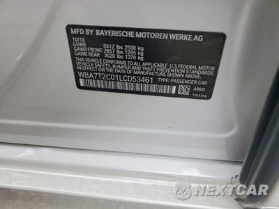 Zdjęcie 12 z 12 samochodu: 2020 BMW 740 I VIN:WBA7T2C01LCD53461 - miniatura