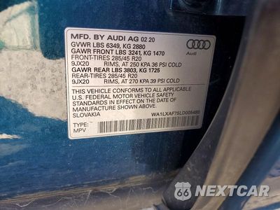 Zdjęcie 13 z 13 samochodu: 2020 AUDI Q7 PREMIUM PLUS VIN:WA1LXAF75LD005480 - miniatura