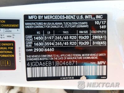 Zdjęcie 13 z 13 samochodu: 2018 MERCEDES-BENZ GLE 43 AMG VIN:4JGDA6EB1JB046871 - miniatura