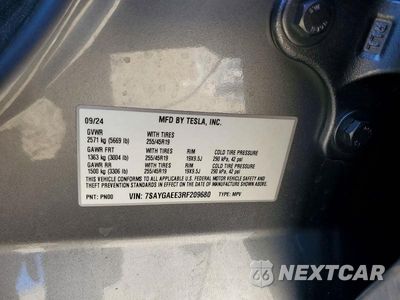 Zdjęcie 13 z 13 samochodu: 2024 TESLA MODEL Y VIN:7SAYGAEE3RF209680 - miniatura