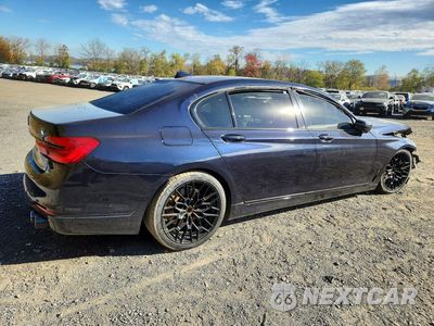 Trzecie zdjęcie samochodu z tyłu: 2016 BMW 750 XI VIN:WBA7F2C58GG419535 - miniatura