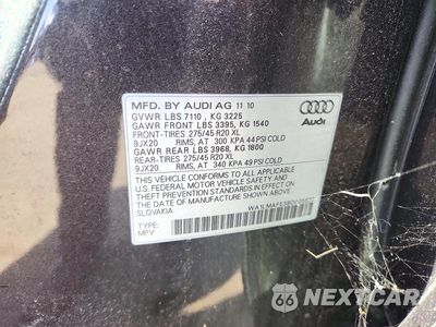 Zdjęcie 13 z 13 samochodu: 2011 AUDI Q7 PREMIUM PLUS VIN:WA1LMAFE3BD005533 - miniatura
