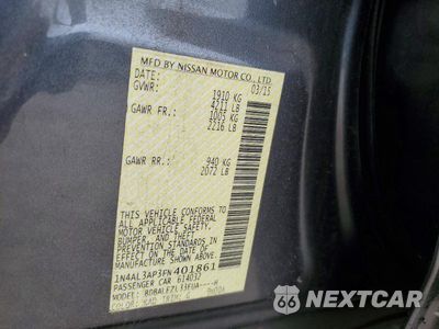Zdjęcie 12 z 12 samochodu: 2015 NISSAN ALTIMA 2.5 S VIN:1N4AL3AP3FN401861 - miniatura