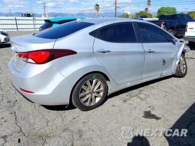 Trzecie zdjęcie samochodu z tyłu: 2014 HYUNDAI ELANTRA SE VIN:KMHDH4AE4EU149244 - miniatura