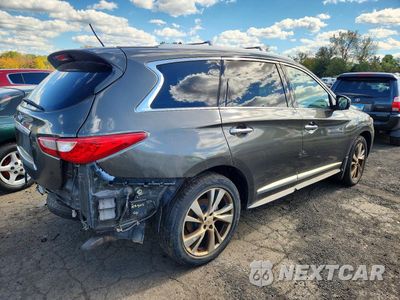 Trzecie zdjęcie samochodu z tyłu: 2014 INFINITI QX60 BASE VIN:5N1AL0MM5EC521869 - miniatura