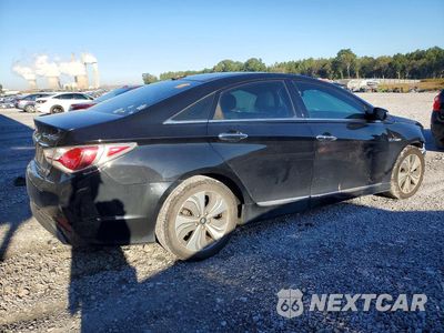 Trzecie zdjęcie samochodu z tyłu: 2014 HYUNDAI SONATA HYBRID VIN:KMHEC4A49EA110290 - miniatura