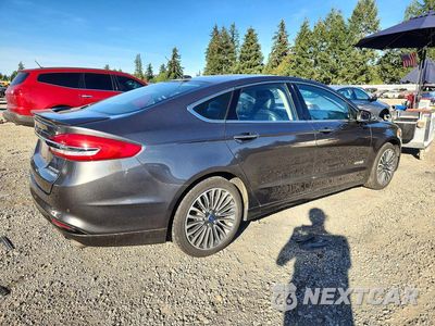 Trzecie zdjęcie samochodu z tyłu: 2018 FORD FUSION TITANIUM/PLATINUM HEV VIN:3FA6P0RU8JR248502 - miniatura