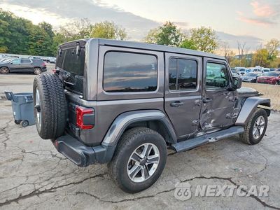 Trzecie zdjęcie samochodu z tyłu: 2019 JEEP WRANGLER UNLIMITED SAHARA VIN:1C4HJXEG1KW661583 - miniatura