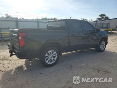 Trzecie zdjęcie samochodu z tyłu: 2023 CHEVROLET SILVERADO C1500 CUSTOM VIN:1GCPABEK2PZ277868 - miniatura
