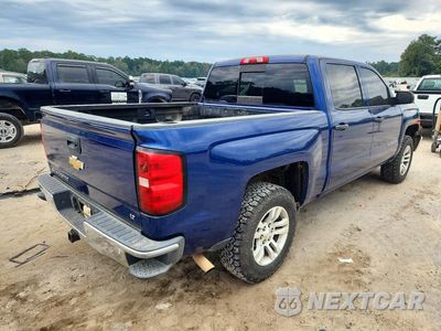 Trzecie zdjęcie samochodu z tyłu: 2014 CHEVROLET SILVERADO K1500 LT VIN:3GCUKREC1EG203727 - miniatura