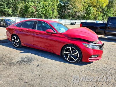 Czwarte zdjęcie samochodu z boku: 2019 HONDA ACCORD SPORT VIN:1HGCV1F37KA122875 - miniatura