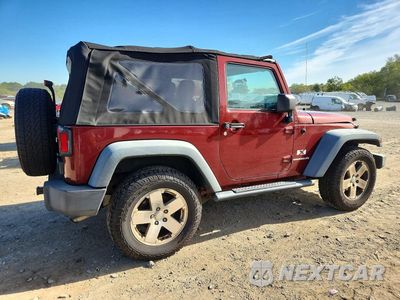 Trzecie zdjęcie samochodu z tyłu: 2008 JEEP WRANGLER X VIN:1J4FA24128L556613 - miniatura