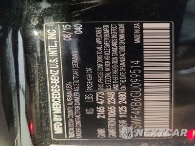 Zdjęcie 12 z 12 samochodu: 2016 MERCEDES-BENZ C 300 4MATIC VIN:55SWF4KB6GU099514 - miniatura