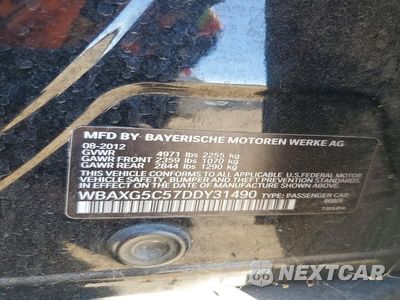 Zdjęcie 12 z 12 samochodu: 2013 BMW 528 I VIN:WBAXG5C57DDY31490 - miniatura