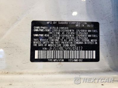 Zdjęcie 13 z 13 samochodu: 2023 SUBARU CROSSTREK LIMITED VIN:JF2GTHNC5PH248412 - miniatura