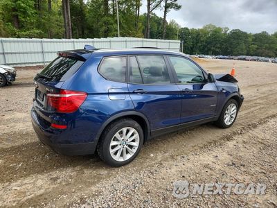 Trzecie zdjęcie samochodu z tyłu: 2017 BMW X3 XDRIVE28I VIN:5UXWX9C54H0T03603 - miniatura