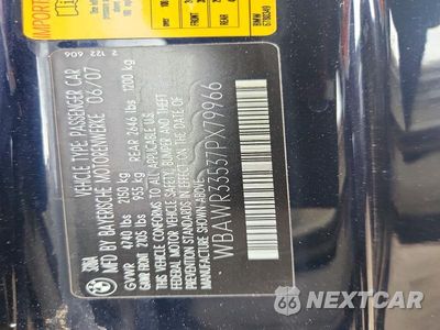 Zdjęcie 12 z 12 samochodu: 2007 BMW 328 I SULEV VIN:WBAWR33537PX79966 - miniatura