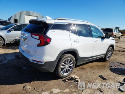Trzecie zdjęcie samochodu z tyłu: 2022 GMC TERRAIN SLT VIN:3GKALVEV7NL181707 - miniatura