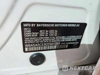 Zdjęcie 12 z 12 samochodu: 2014 BMW 528 I VIN:WBA5A5C53ED501355 - miniatura