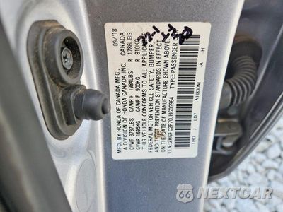 Zdjęcie 12 z 12 samochodu: 2018 HONDA CIVIC EX VIN:2HGFC2F70JH606964 - miniatura