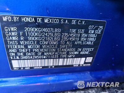 Zdjęcie 12 z 12 samochodu: 2025 ACURA ADX A-SPEC VIN:3HDSA2H50SM711035 - miniatura
