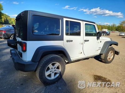 Trzecie zdjęcie samochodu z tyłu: 2017 JEEP WRANGLER UNLIMITED SPORT VIN:1C4HJWDGXHL574920 - miniatura
