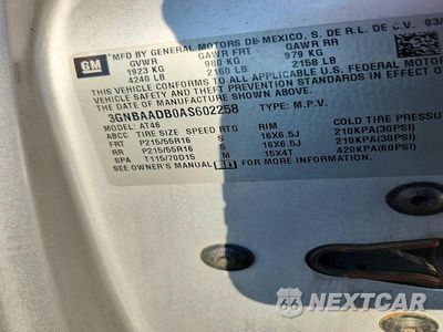 Zdjęcie 14 z 14 samochodu: 2010 CHEVROLET HHR LS VIN:3GNBAADB0AS602258 - miniatura