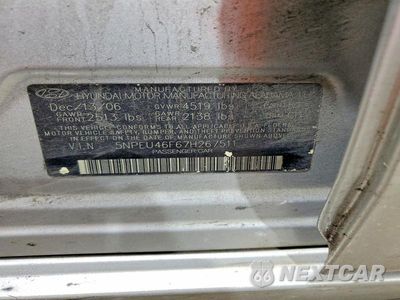 Zdjęcie 12 z 12 samochodu: 2007 HYUNDAI SONATA SE VIN:5NPEU46F67H267511 - miniatura