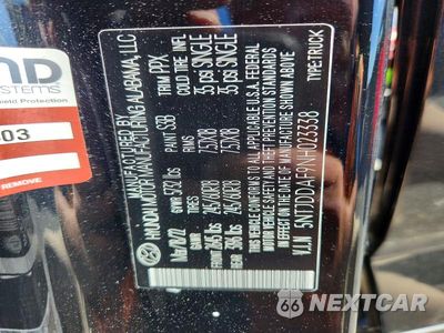 Zdjęcie 12 z 12 samochodu: 2022 HYUNDAI SANTA CRUZ SEL PREMIUM VIN:5NTJDDAF9NH023338 - miniatura