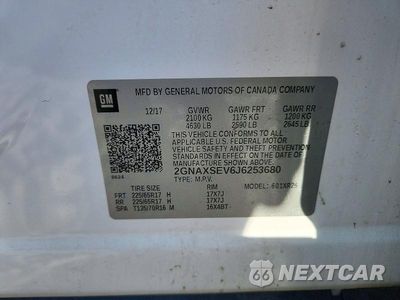 Zdjęcie 13 z 13 samochodu: 2018 CHEVROLET EQUINOX LT VIN:2GNAXSEV6J6253680 - miniatura